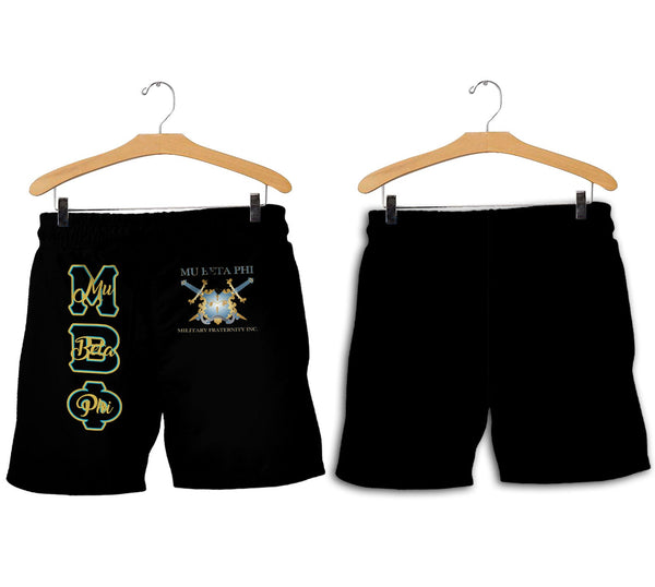 Fraternity Pant - Mu Beta Phi Men Short Original Black Style