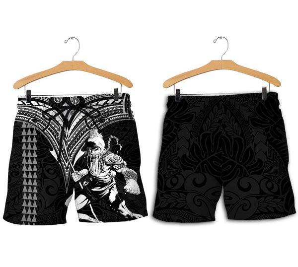 Hawaii Ikaika Warrior Men Short Polynesian Tattoo Style