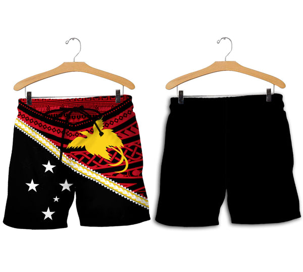 Papua New Guinea Men Short Polynesian Flag Style