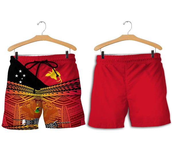 Papua New Guinea Independence Day Men Short PNG Emblem Style