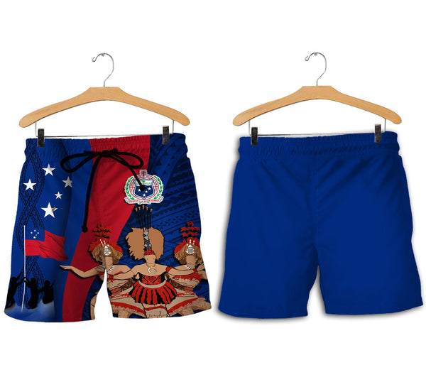 Samoa Independence Day Men Short Celebrating Dance Style