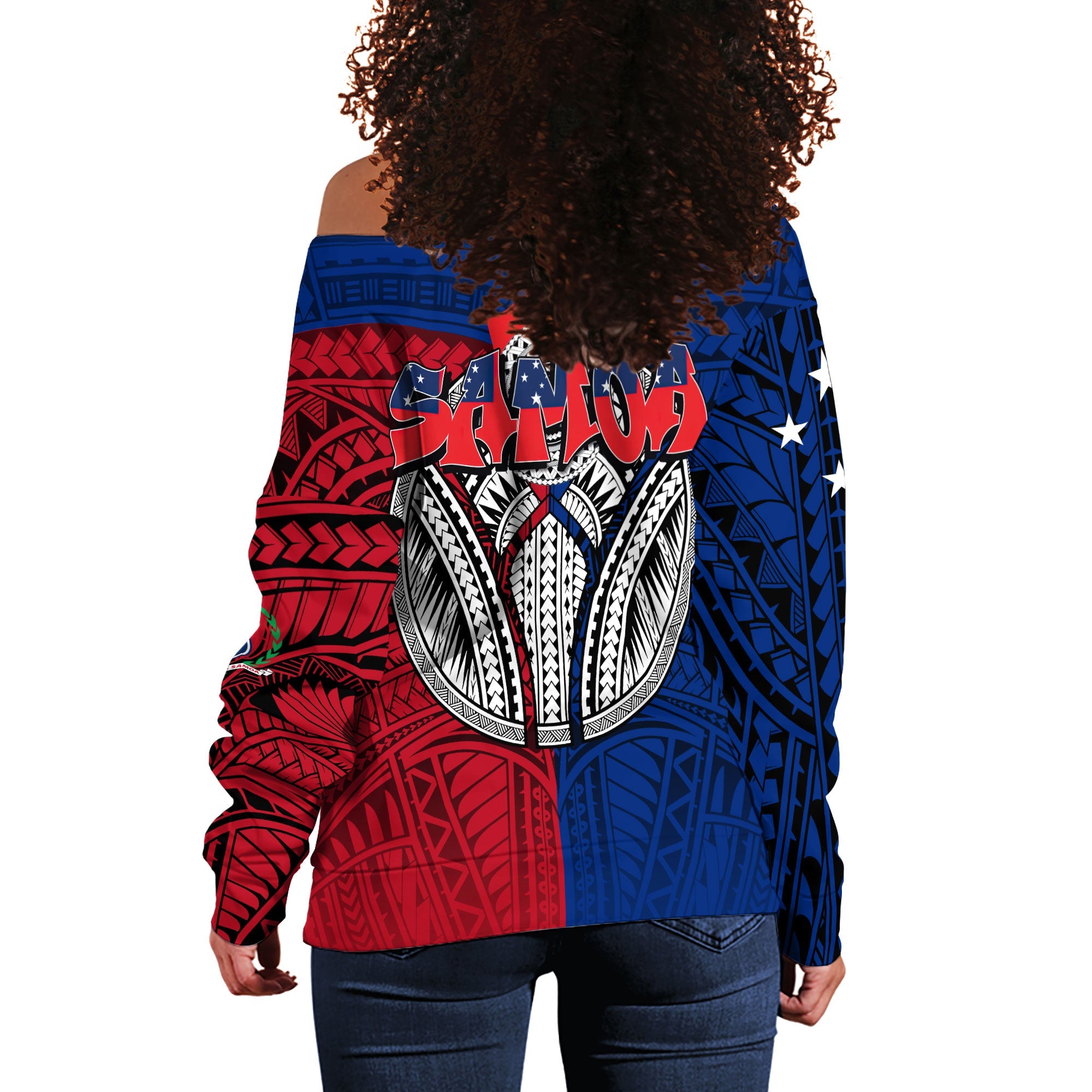 Samoa Independence Day 1st June Women Off Shoulder Sweatshirt