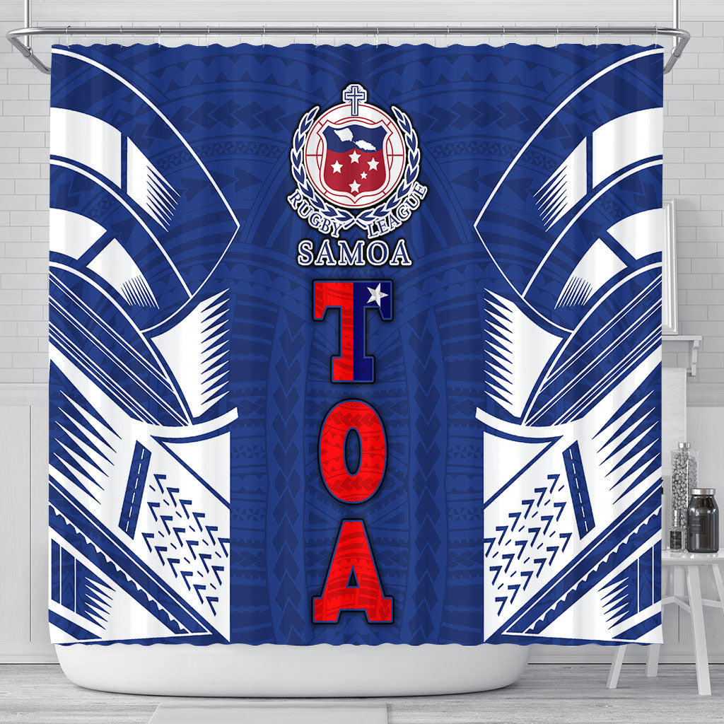 TOA Samoa Rugby Shower Curtain