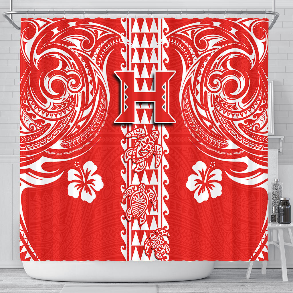 Hilo Hawaii Seal Shower Curtain Turtle Style