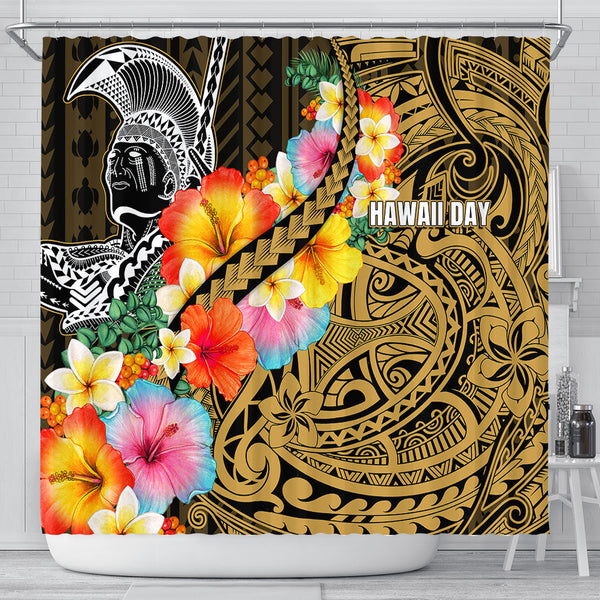 Hawaii Day King Kamehameha Shower Curtain