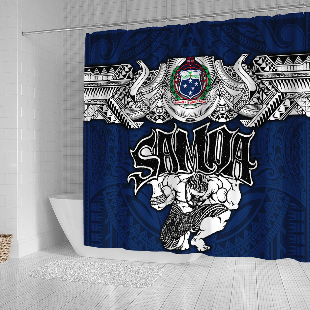 Samoa Warrior Shower Curtain