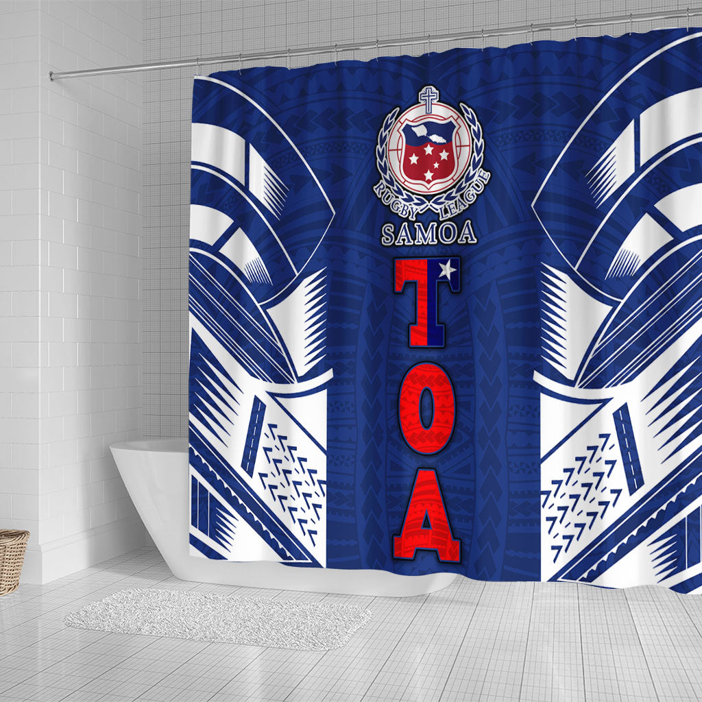 TOA Samoa Rugby Shower Curtain