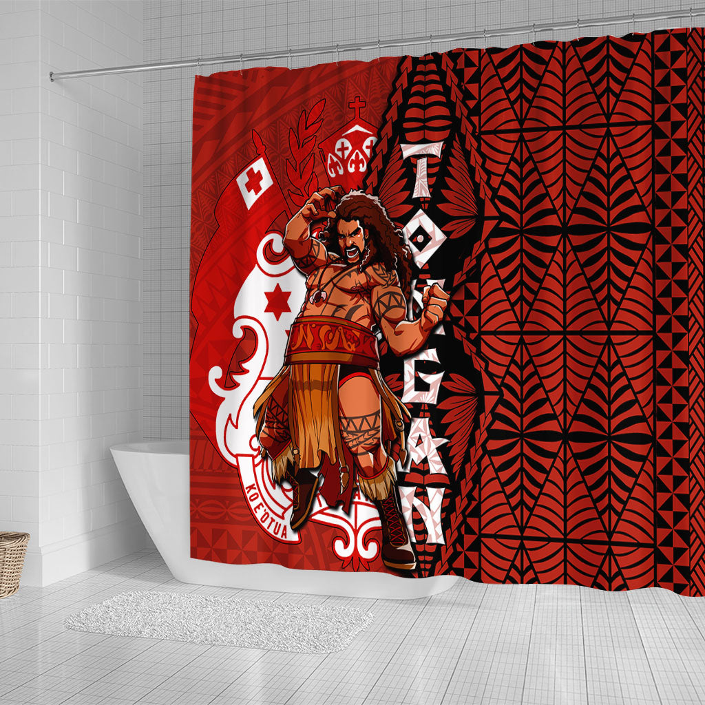 Tonga The Tonga Terror Shower Curtain