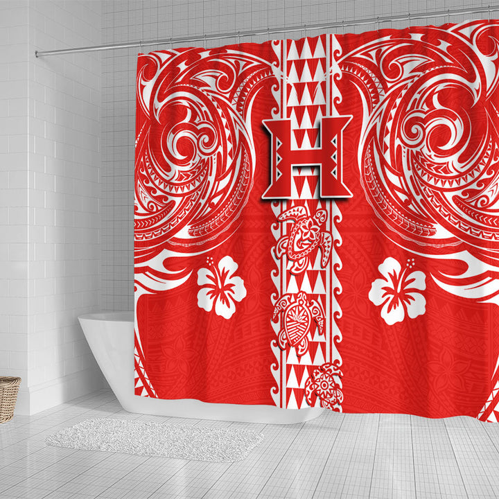 Hilo Hawaii Seal Shower Curtain Turtle Style
