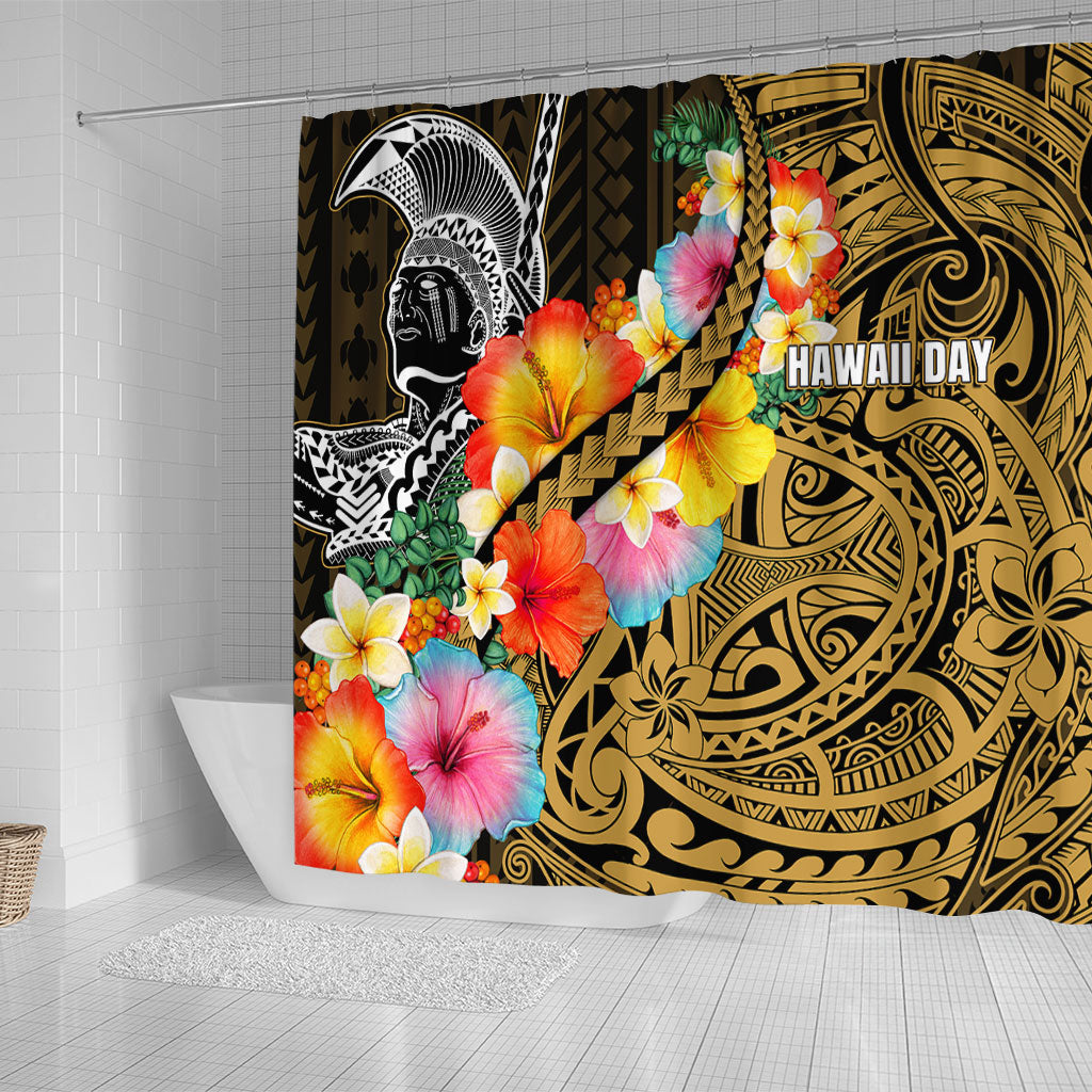 Hawaii Day King Kamehameha Shower Curtain