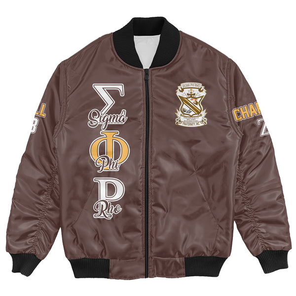 Fraternity Jacket - Sigma Phi Rho Bomber Jacket Original Custom Style