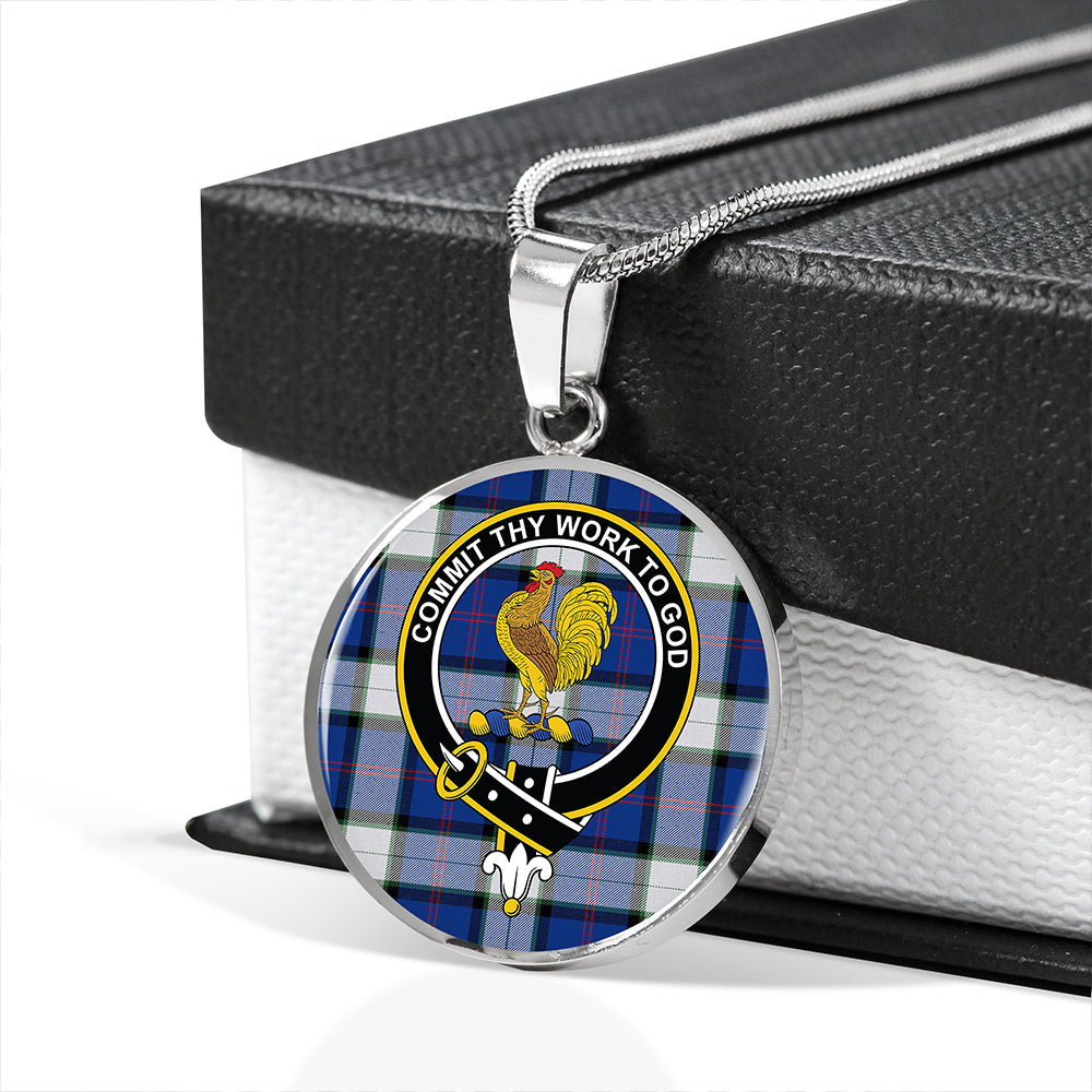 Scottish Tartan Sinclair Dress (Dance) Modern Clan Circle Necklace Classic Style