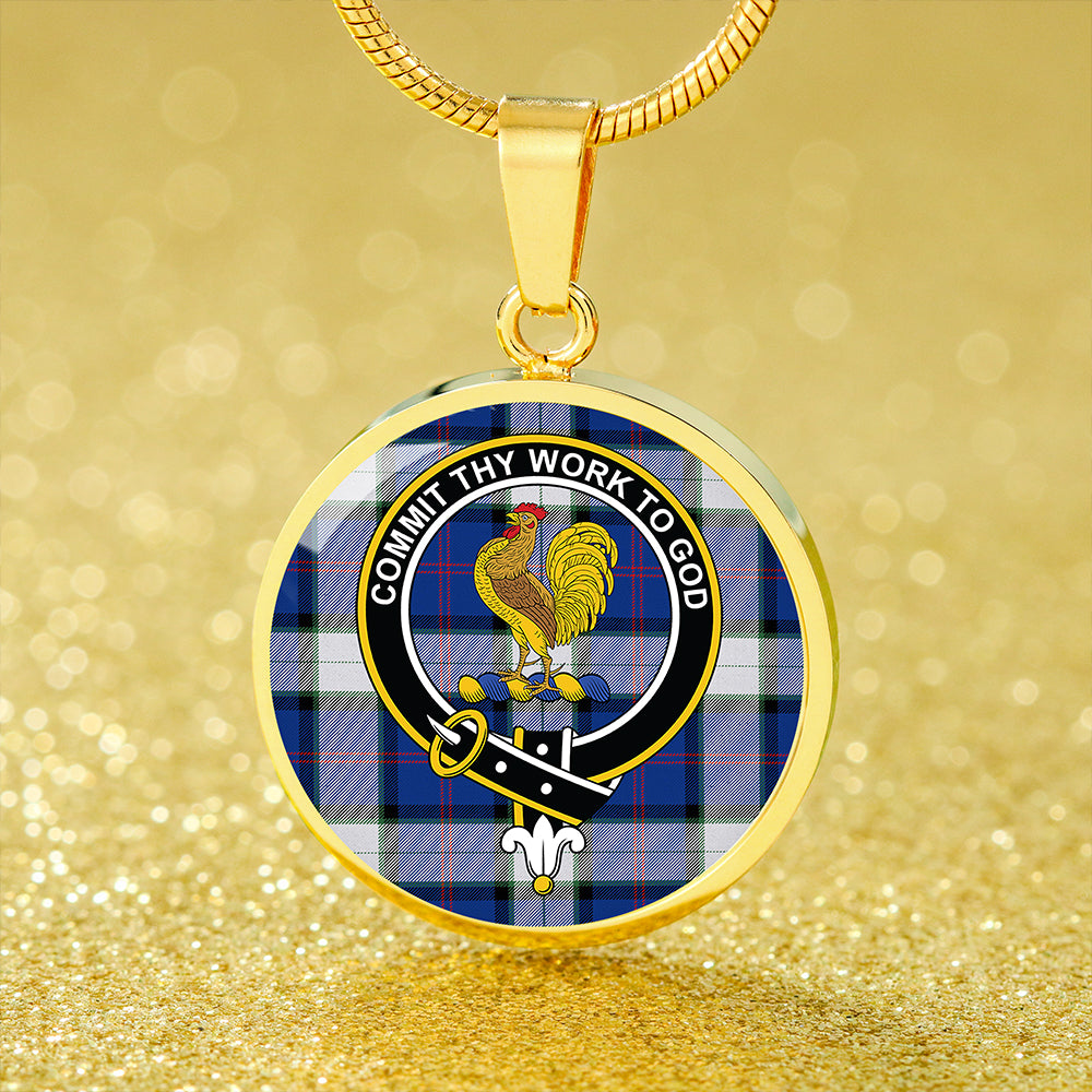 Scottish Tartan Sinclair Dress (Dance) Modern Clan Circle Necklace Classic Style