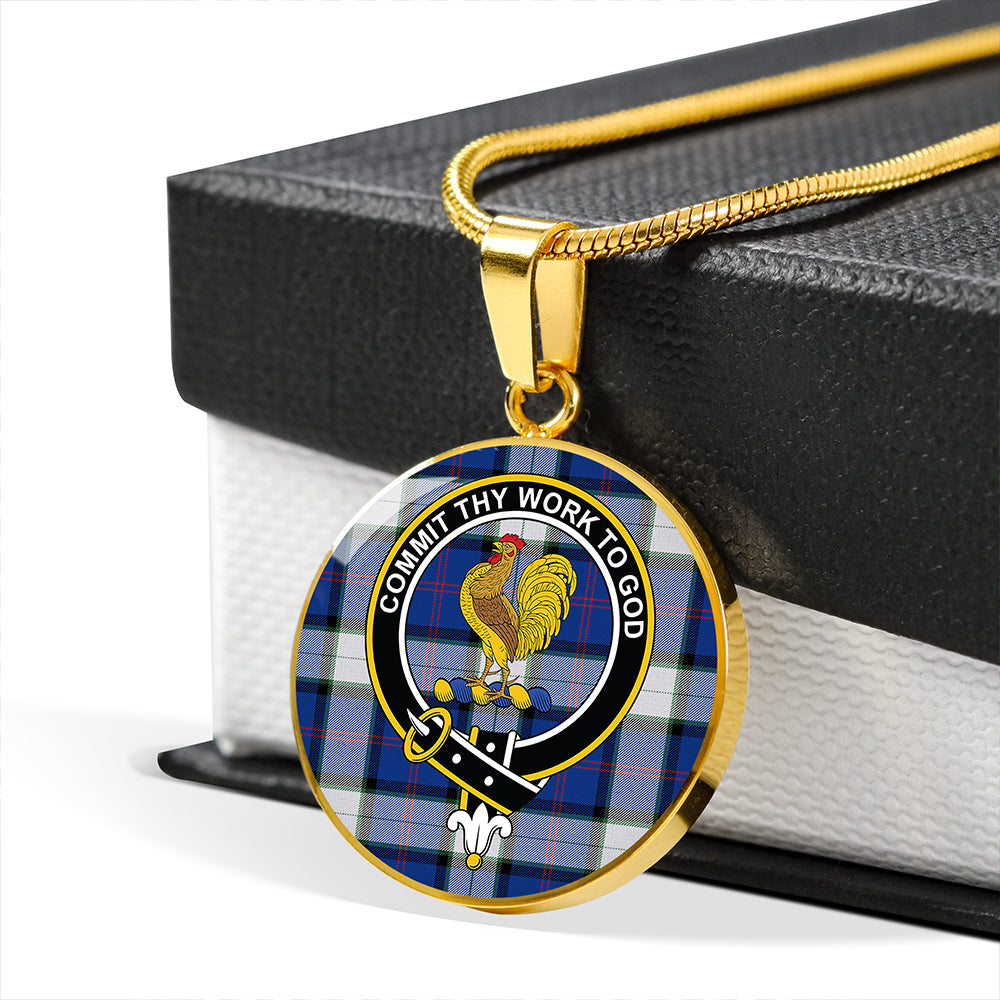 Scottish Tartan Sinclair Dress (Dance) Modern Clan Circle Necklace Classic Style