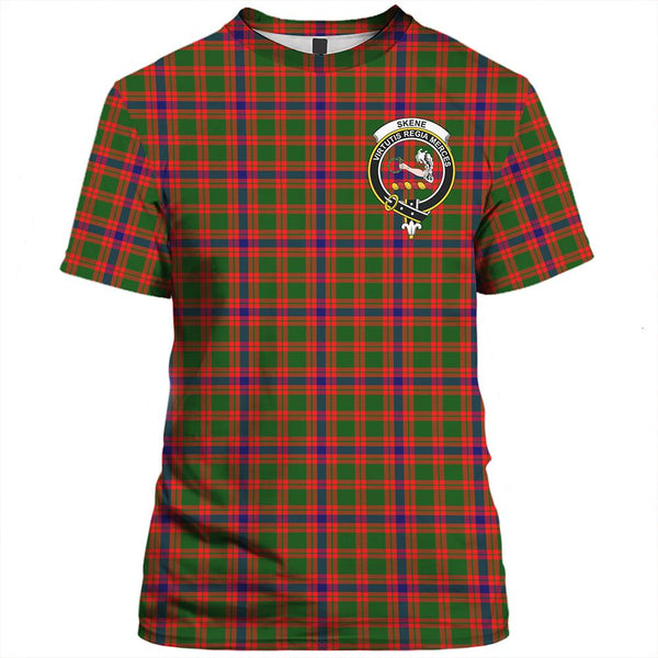 Skene Modern Tartan Classic Crest T-Shirt