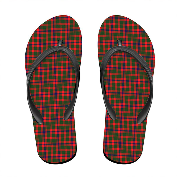 Skene Modern Tartan Plaid Flip Flop