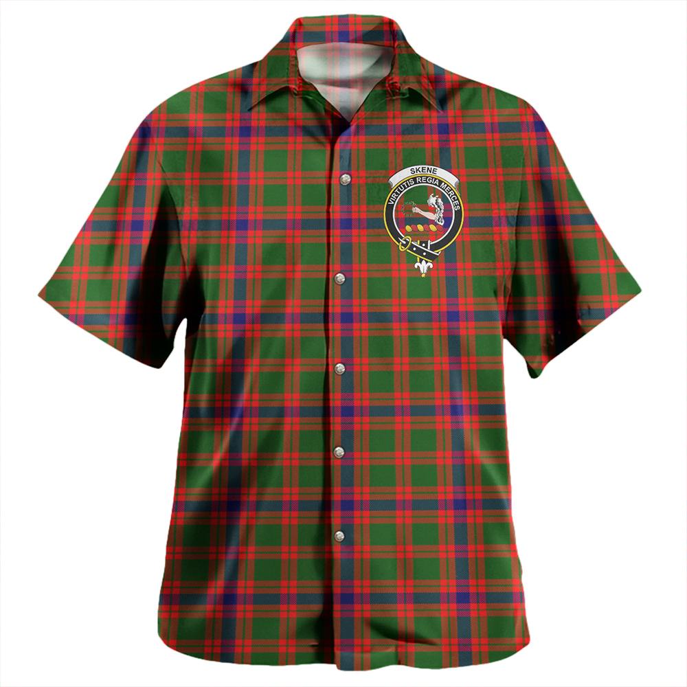 Scottish Tartan Skene Modern Clan Hawaiian Shirt Crest Style