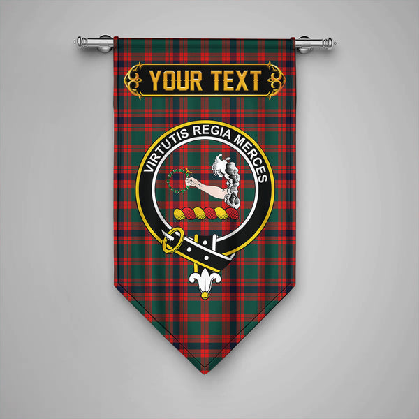 Skene Modern Clan Badge Tartan Gonfalon Personalize