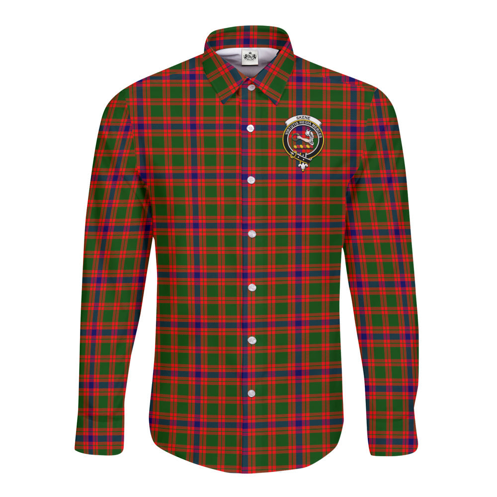 Skene ModernTartan Crest Long Sleeve Button Shirt