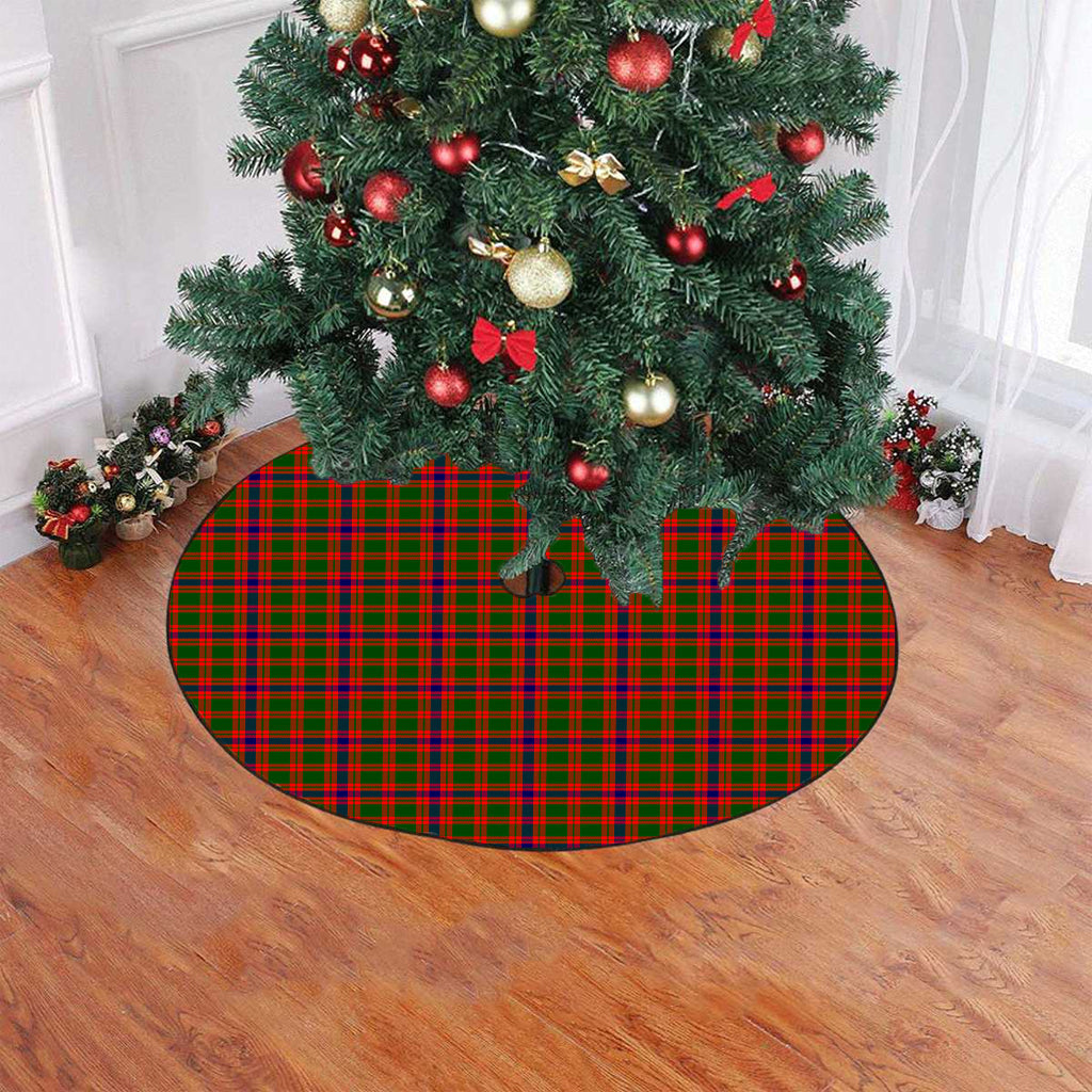 Skene Modern Tartan Plaid Christmas Tree Skirt