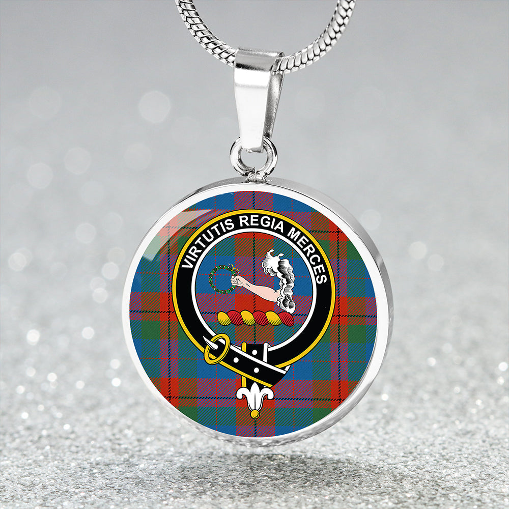 Scottish Tartan Skene of Cromar Ancient Clan Circle Necklace Classic Style