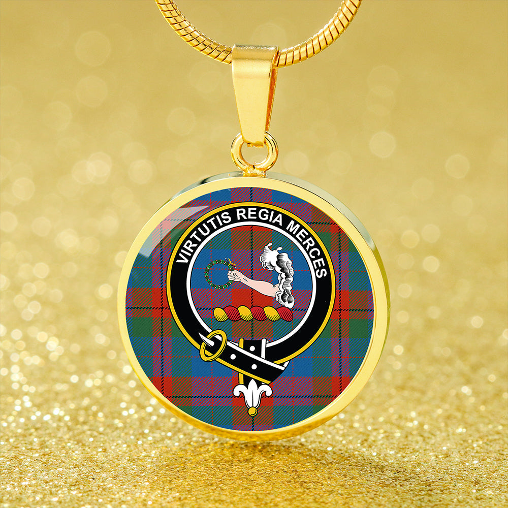 Scottish Tartan Skene of Cromar Ancient Clan Circle Necklace Classic Style