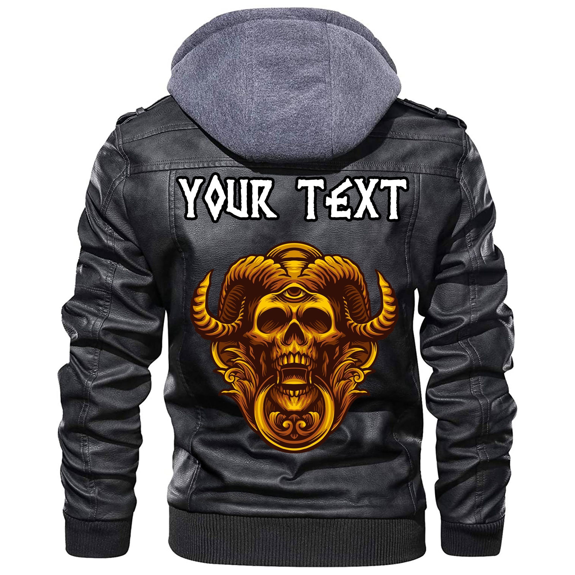 Custom Viking Skull Angry Leather Jacket – To The Closet