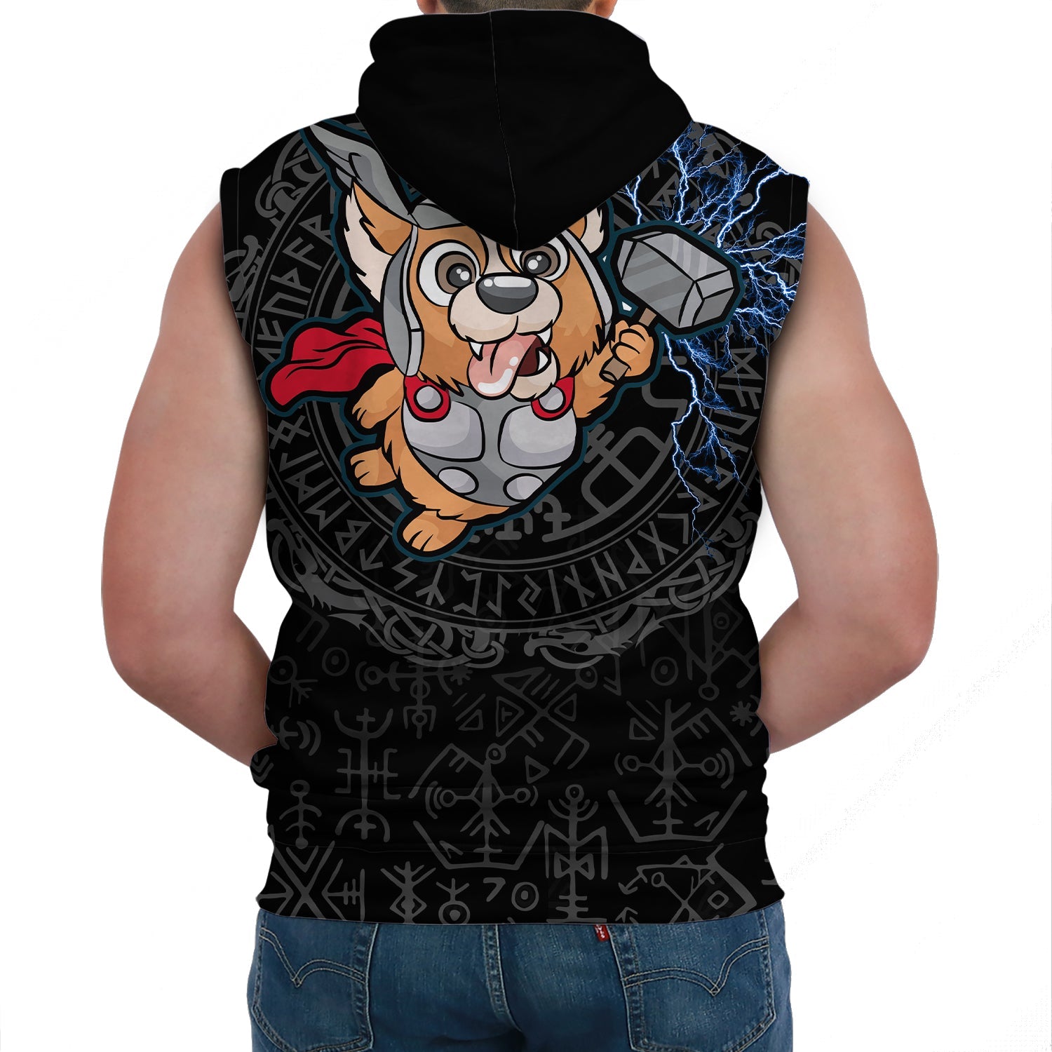 Viking Sleeveless Hoodie Thorgi