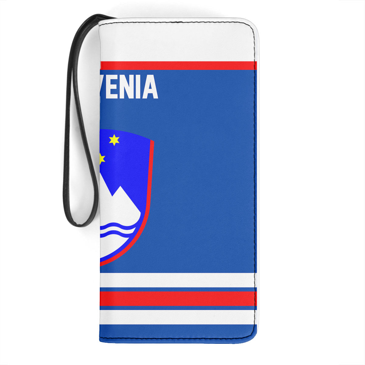 Slovenia Clutch Purse Flag & Coat Of Arms Hockey Style