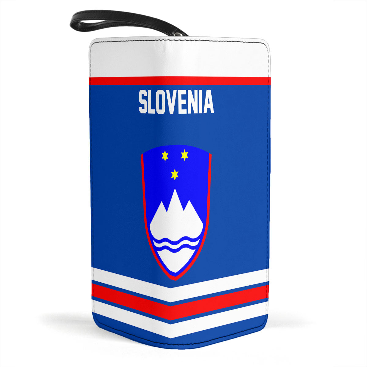 Slovenia Clutch Purse Flag & Coat Of Arms Hockey Style