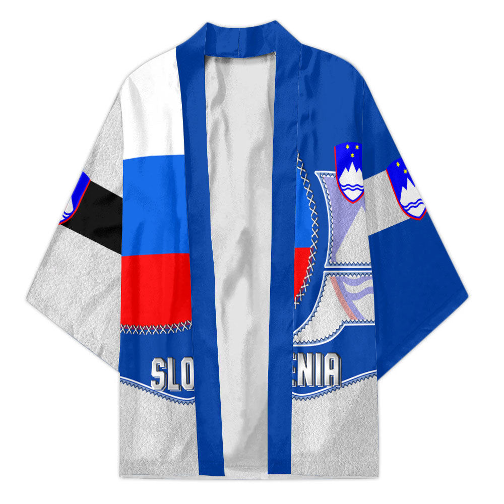 Slovenia Kimono Flag & Coat Of Arms Leather Style