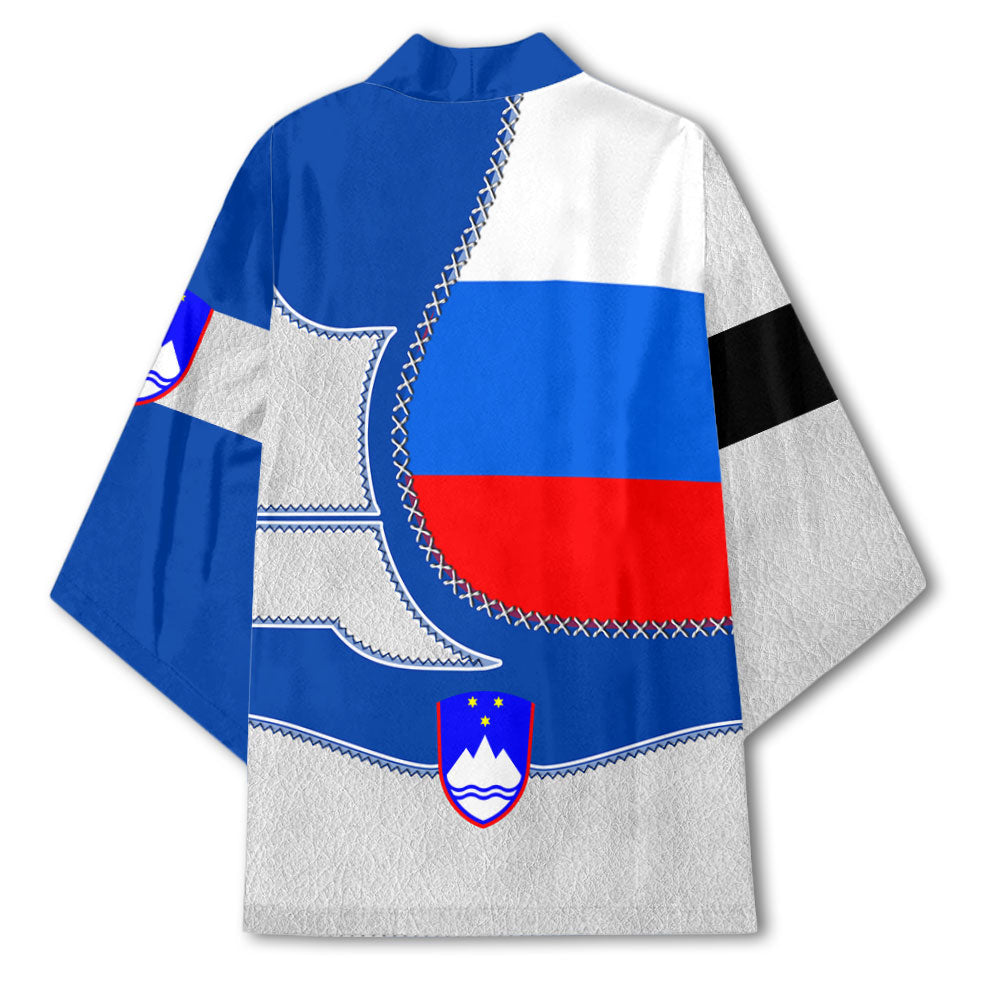 Slovenia Kimono Flag & Coat Of Arms Leather Style