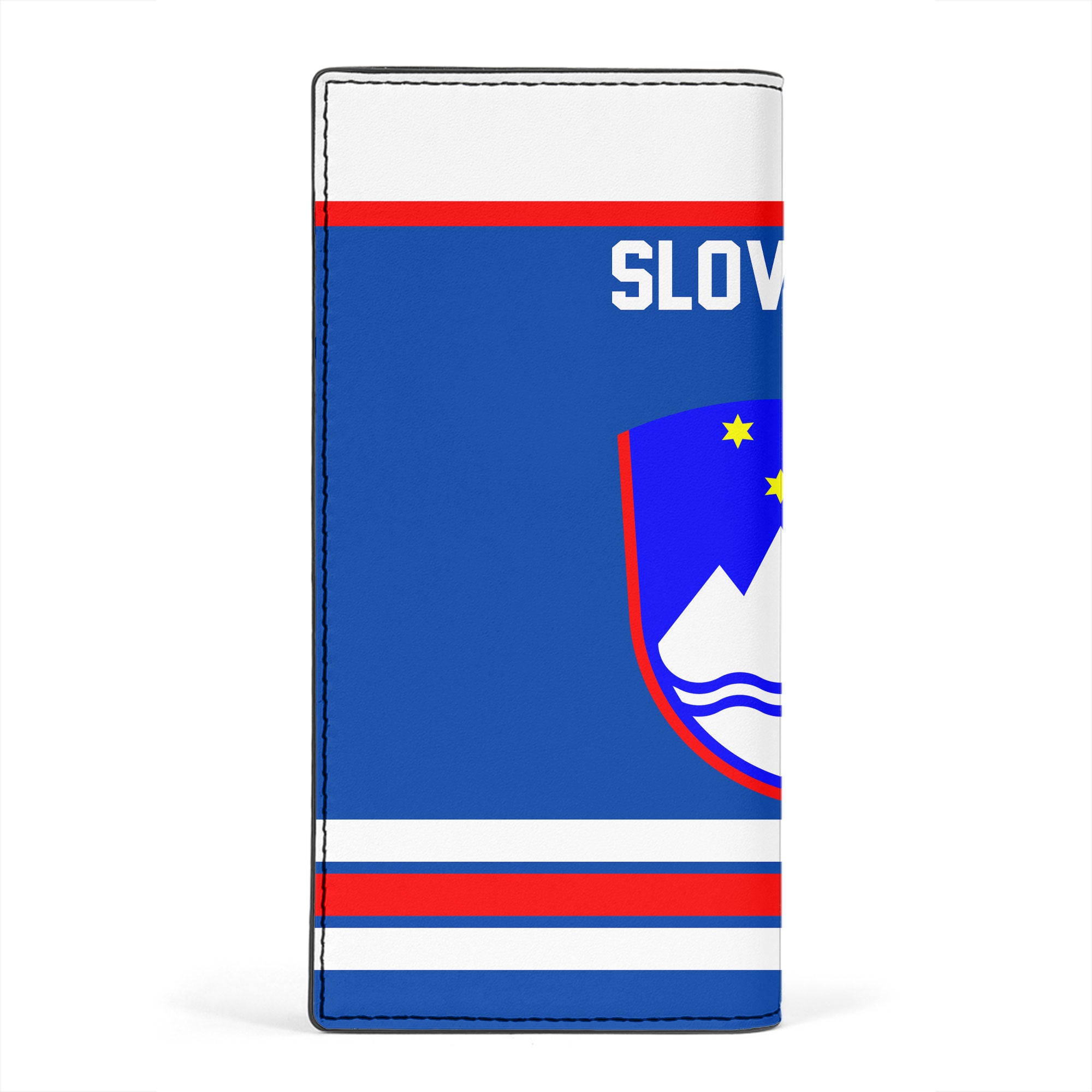 Slovenia Leather Wallet Flag & Coat Of Arms Hockey Style