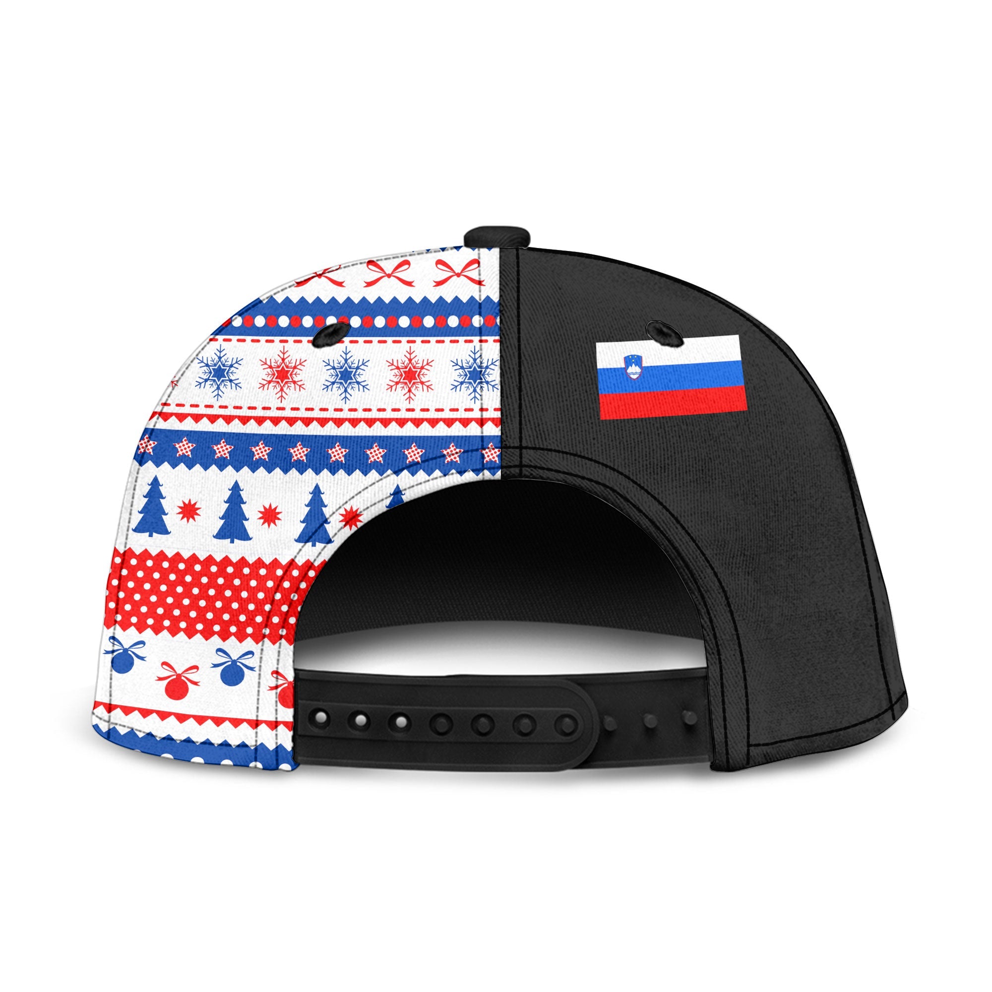 Slovenia Snapback Hat Coat Of Arms Christmas Style