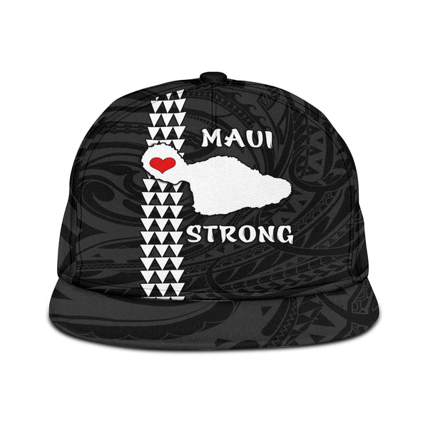 Pray For Hawaii Snapback Hat Polynesian Maui Be Strong - LH1