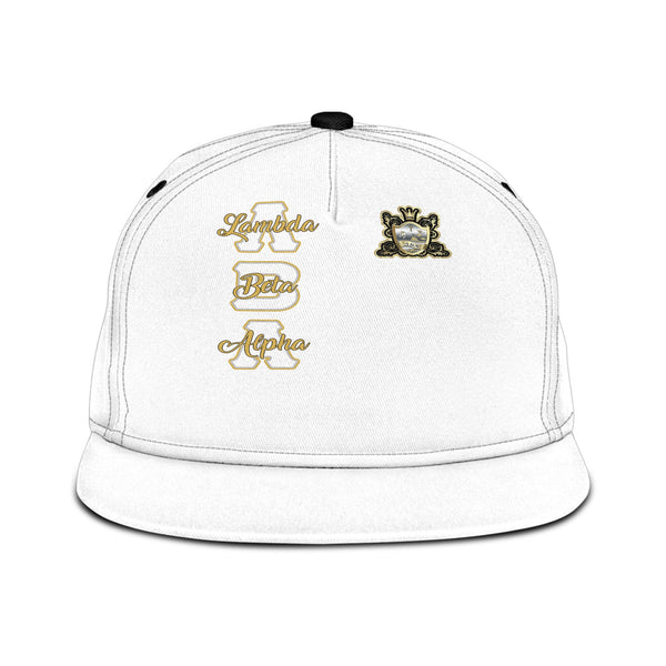Sorority Hat - Lambda Beta Alpha Snapback Hat Original White Style