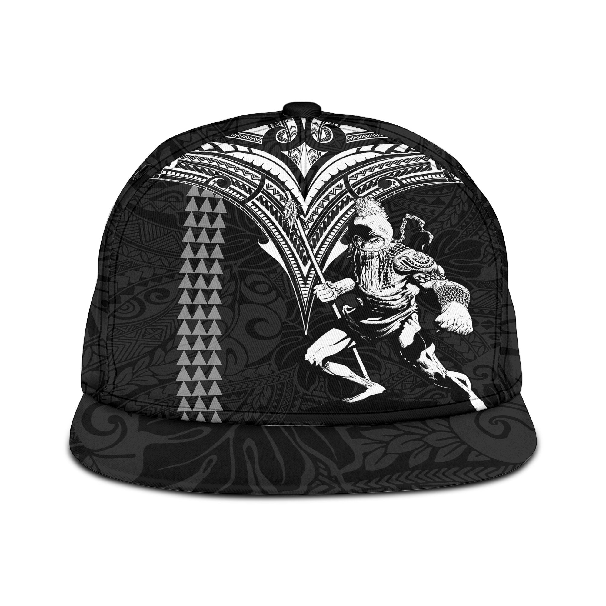 Hawaii Ikaika Warrior Snapback Hat Polynesian Tattoo Style