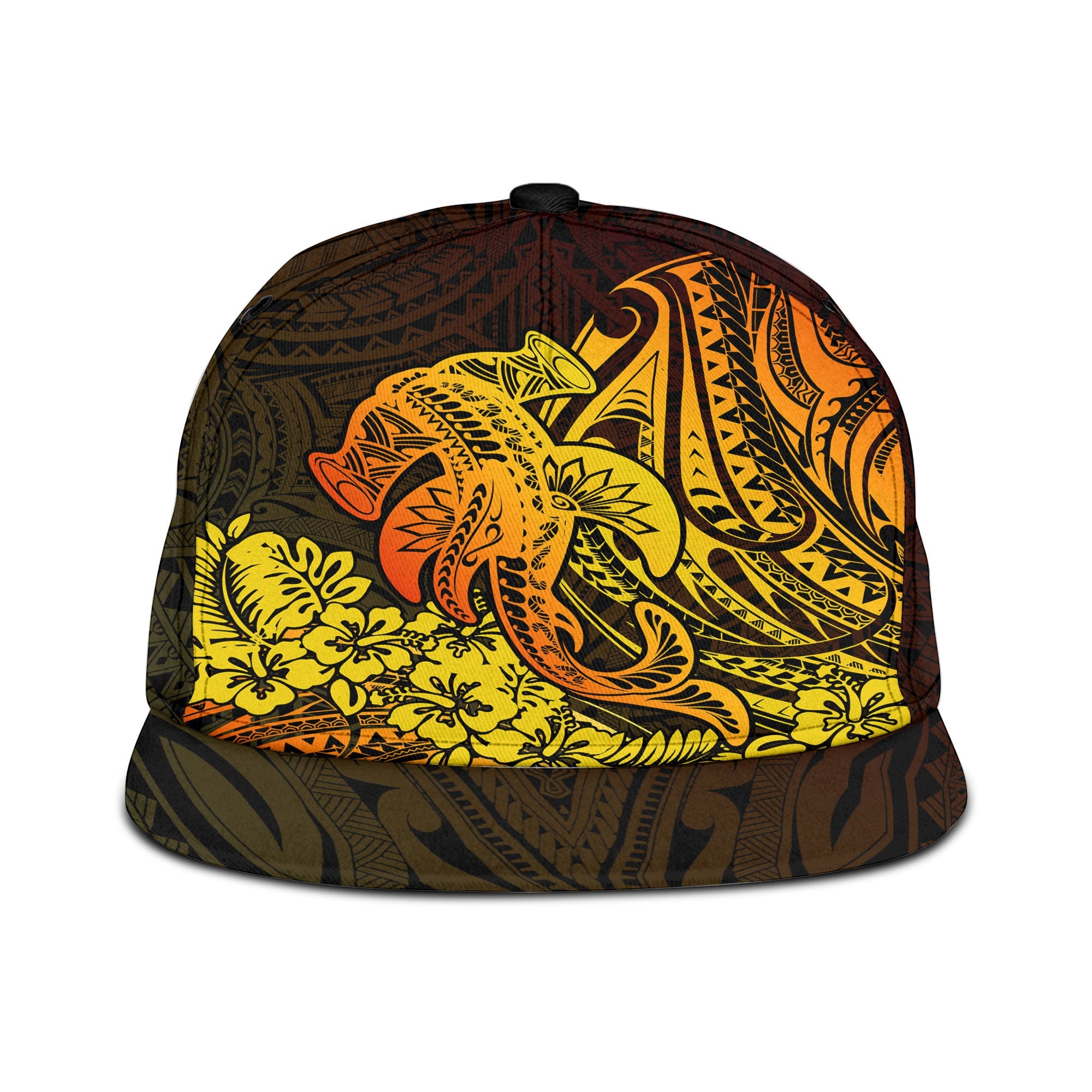 Hawaii Hammerhead Shark Snapback Hat Reggae Style