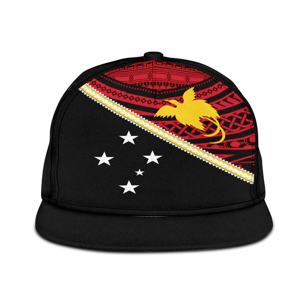 Papua New Guinea Snapback Hat Polynesian Flag Style