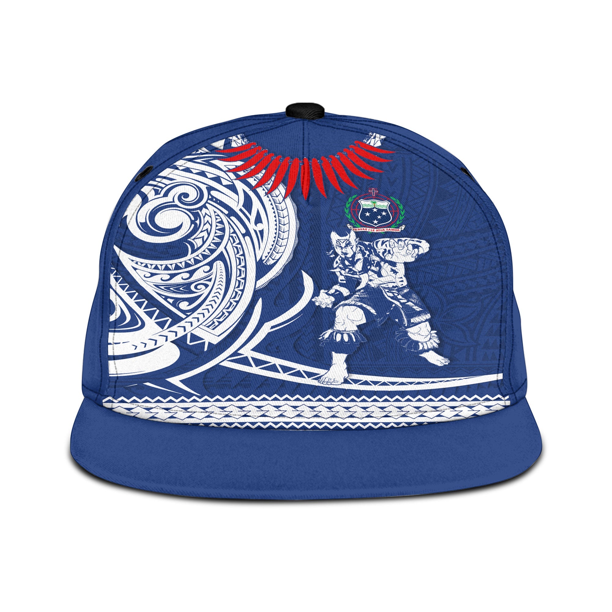 Samoa Snapback Hat Warrior Ula Nifo Style