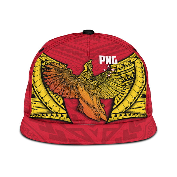 Papua New Guinea Independence Day Snapback Hat Raggiana Bird of Paradise Style