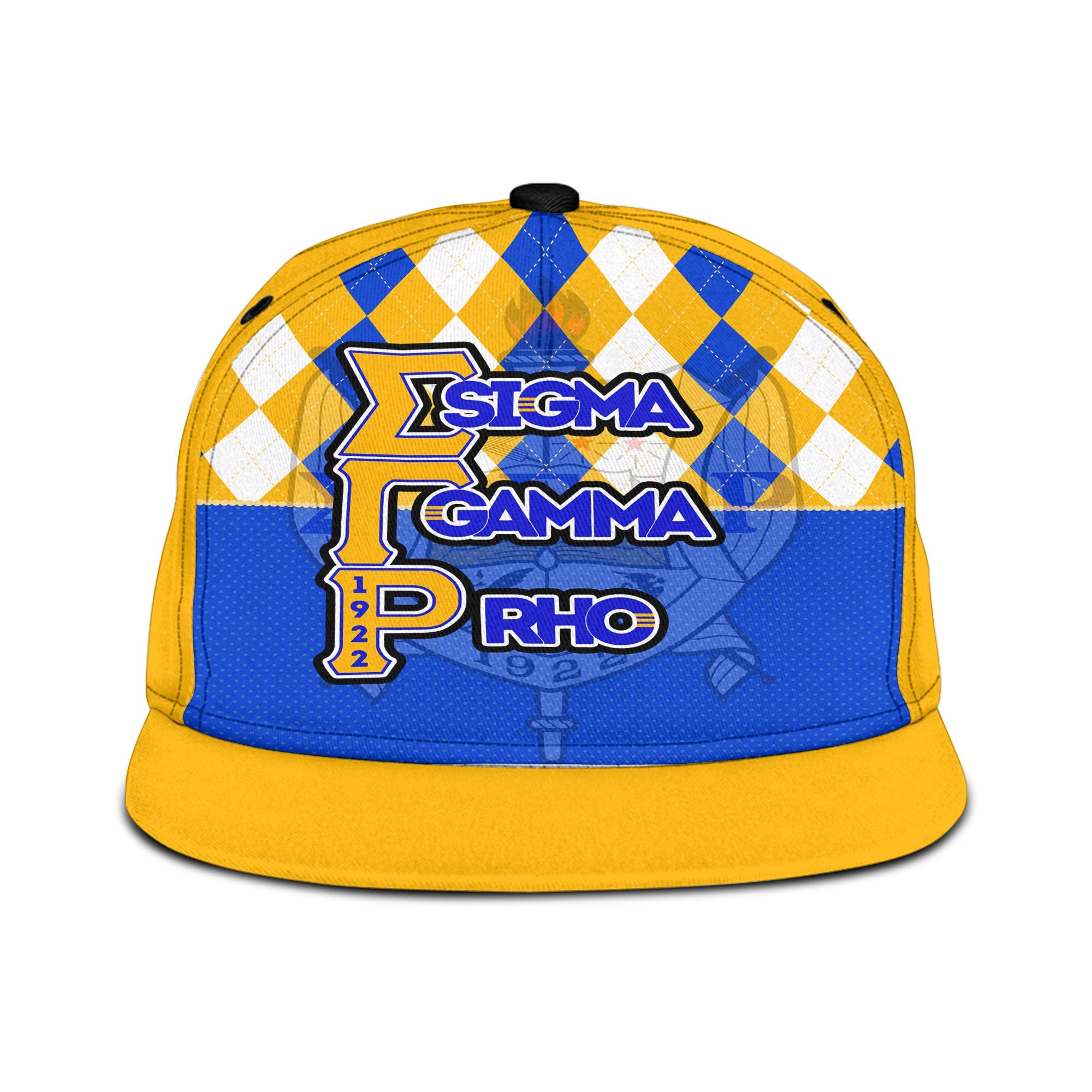 Sorority Hat - Christmas Sigma Gamma Rho Girl Snapback Hat Rhombus Pattern Style