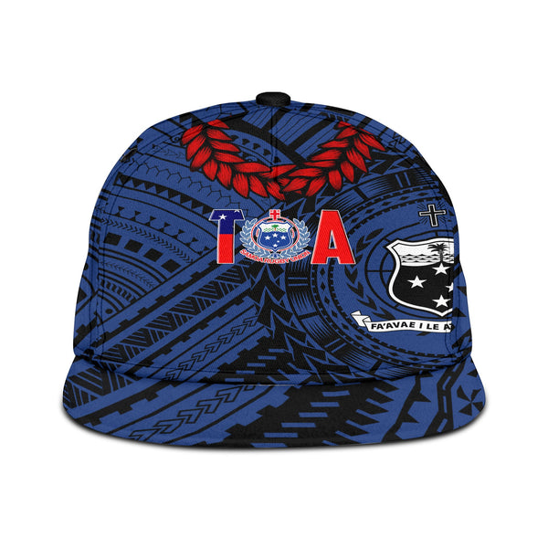 Samoa TOA Rugby Snapback Hat Ulafala Style