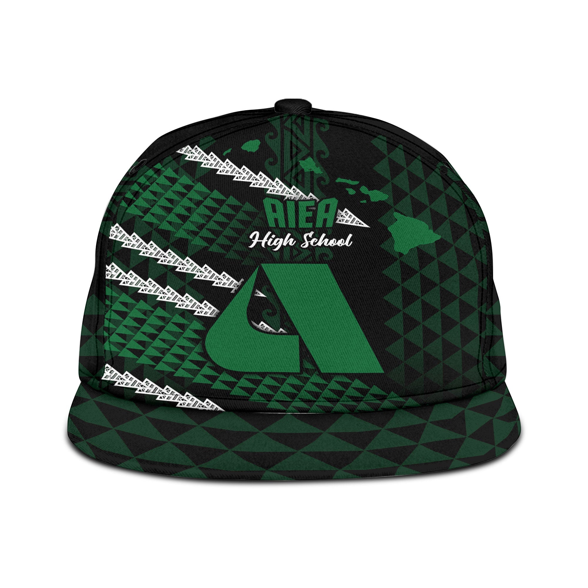 Hawaii Aiea High School Snapback Hat Map Style