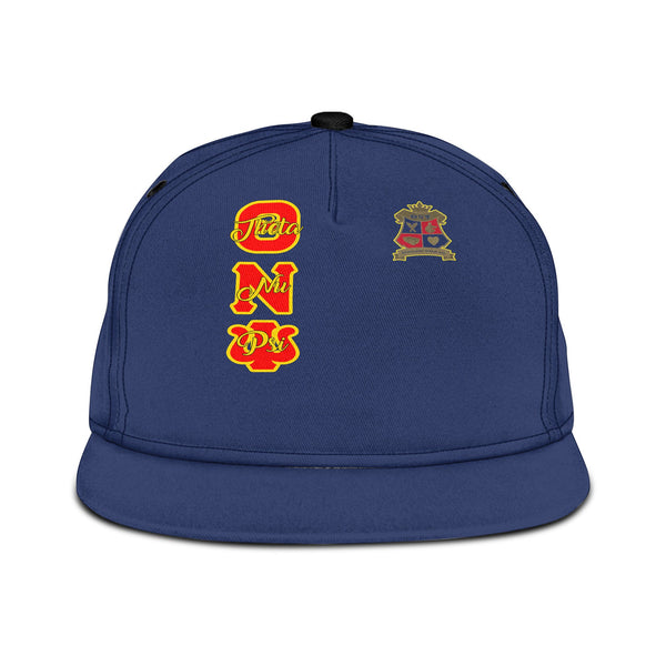 Fraternity Hat - Theta Nu Psi Snapback Hat Original Blue Style