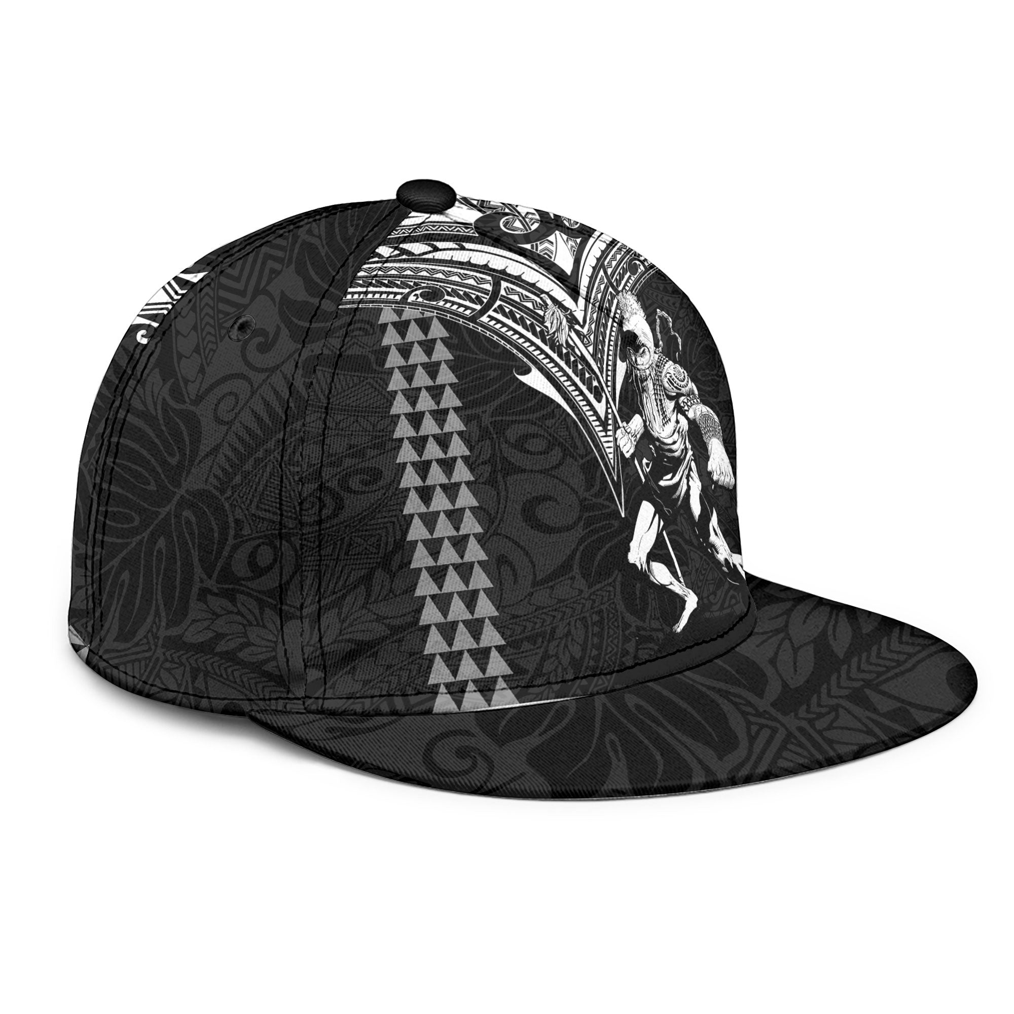 Hawaii Ikaika Warrior Snapback Hat Polynesian Tattoo Style