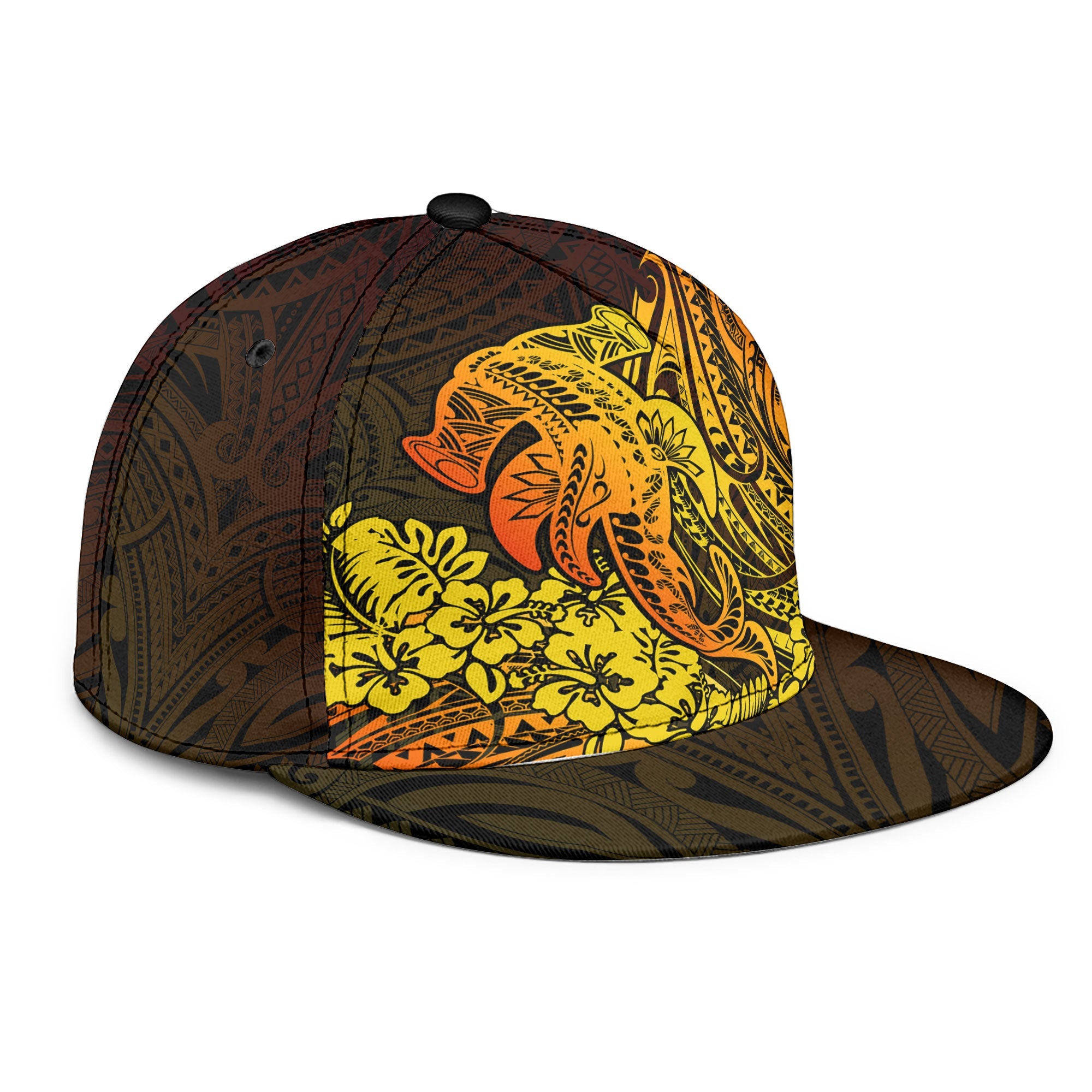 Hawaii Hammerhead Shark Snapback Hat Reggae Style