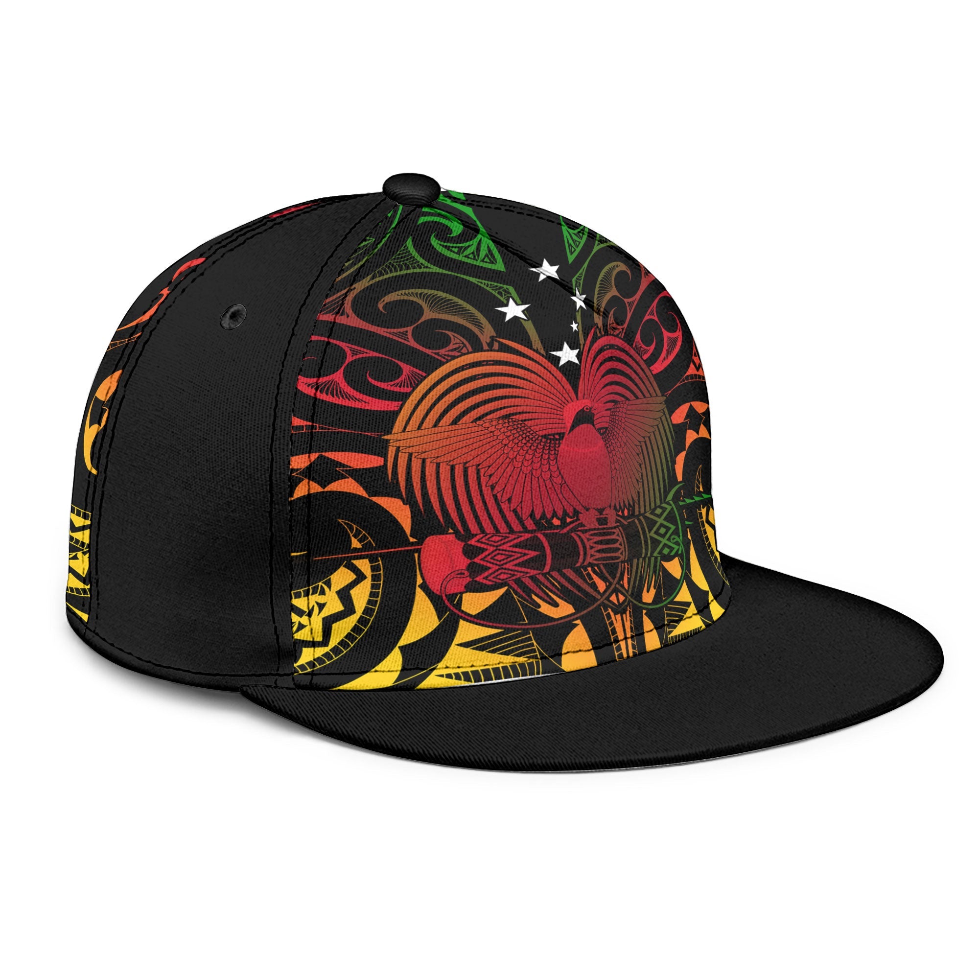 Papua New Guinea Snapback Hat Unity In Diversity Motto