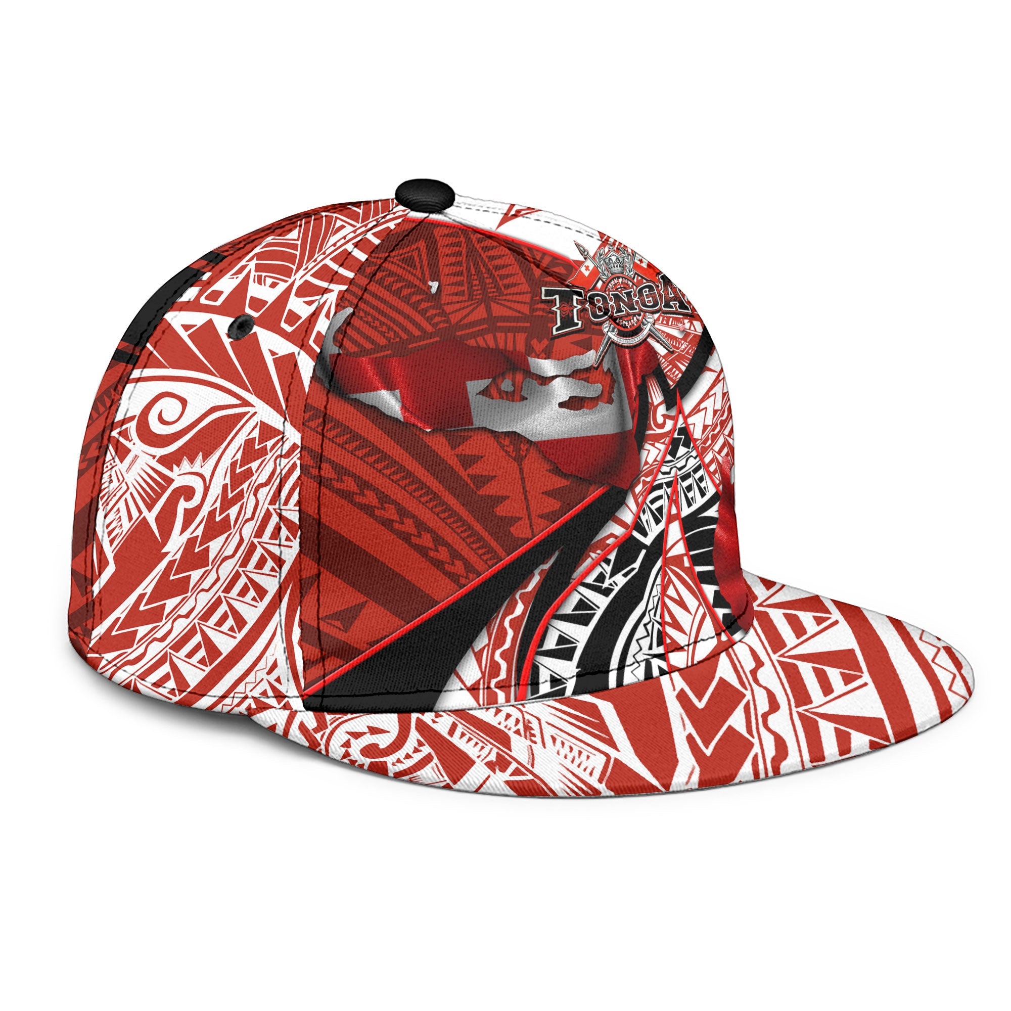 Tonga In My Heart Royal Coat Of Arms Snapback Hat