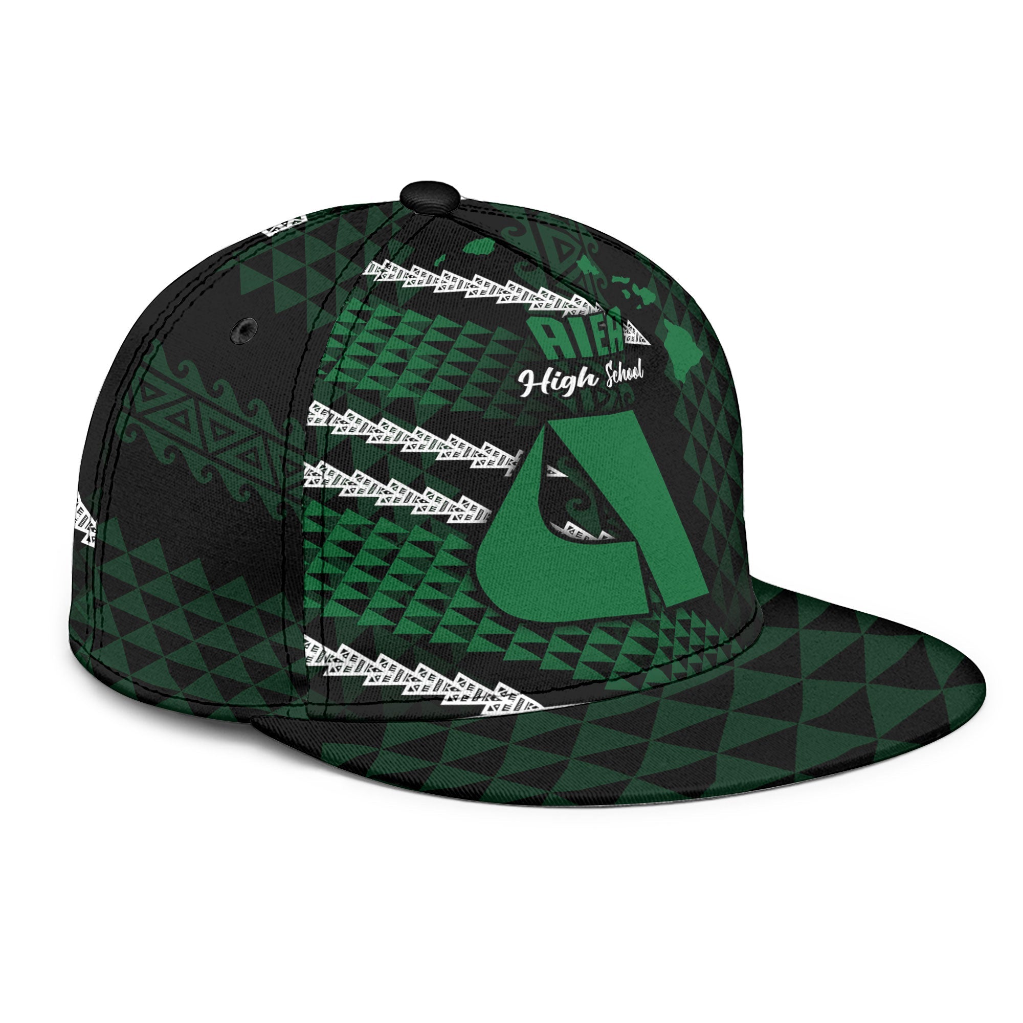 Hawaii Aiea High School Snapback Hat Map Style